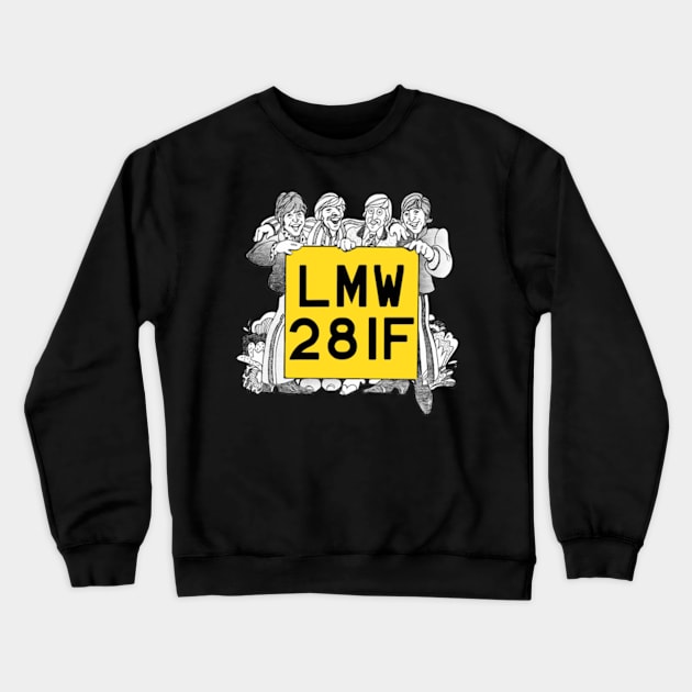 Abbey Road 28IF Cartoon Crewneck Sweatshirt by RetroZest